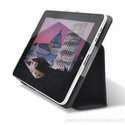 Durable Leather Case for Apple's iPad, Various Colors and Designs Available